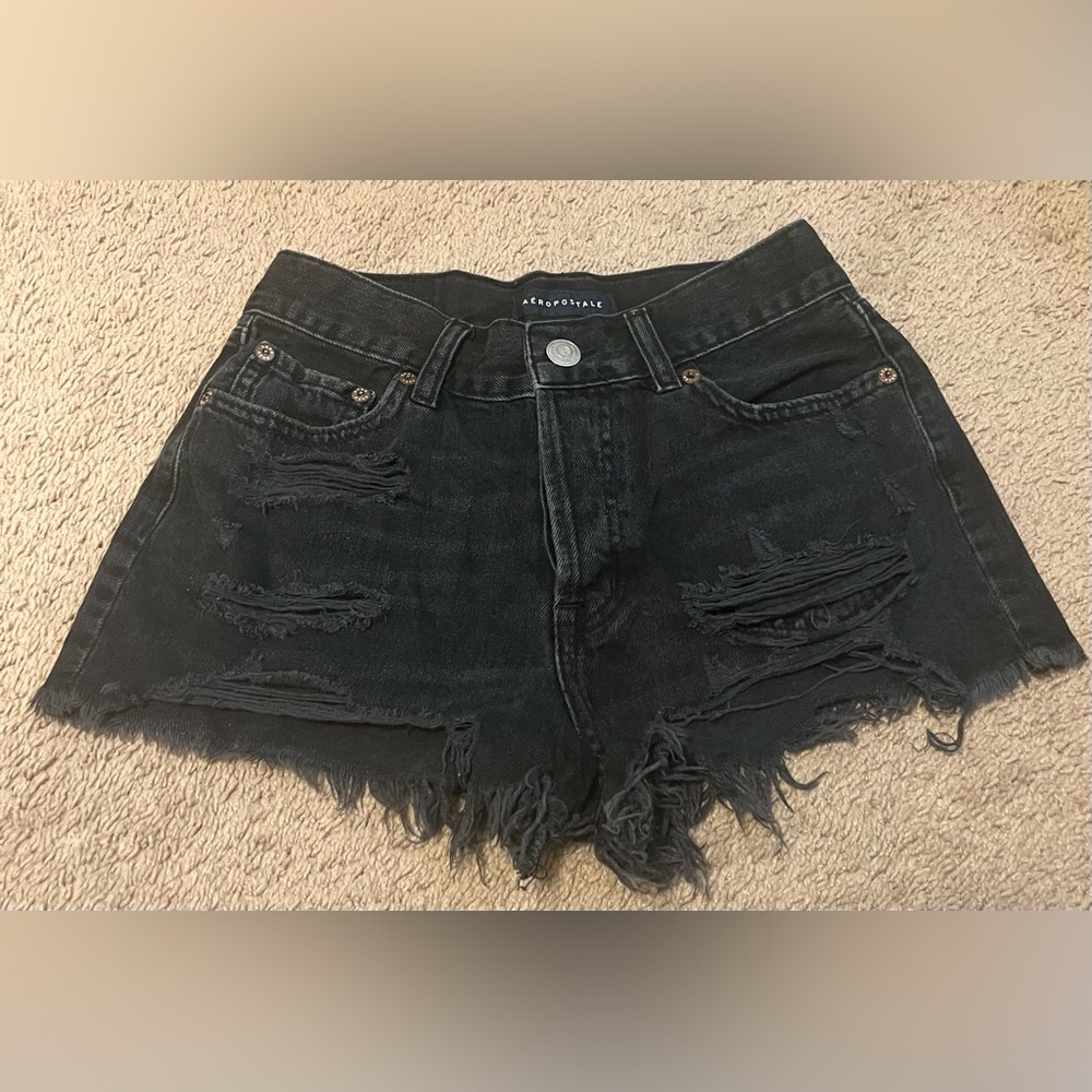 Black Aero Boyfriend shorts sz 00